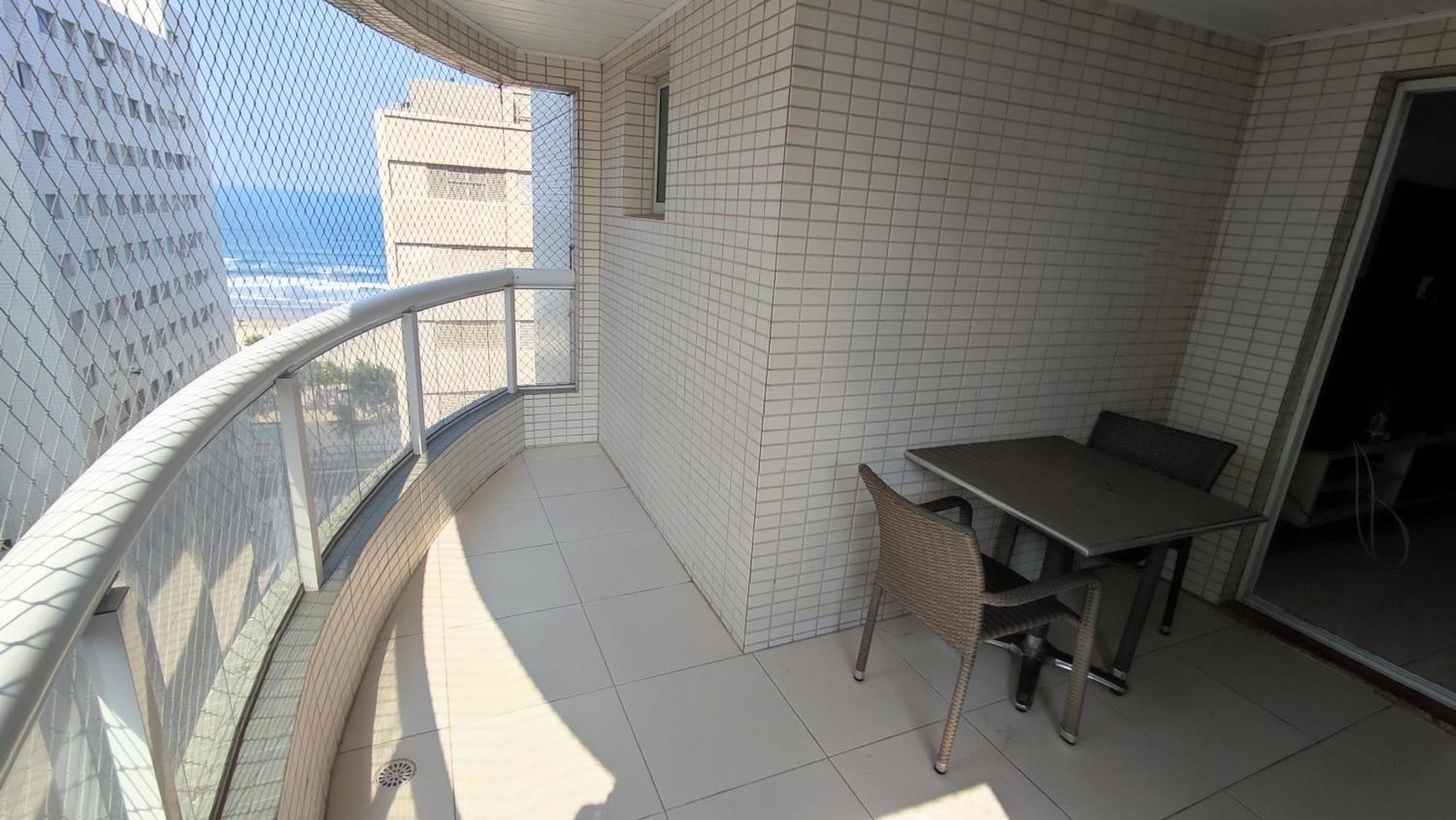 Apartamento Praia Grande Aviacao - 30 Mts Da Praia Bagian luar foto