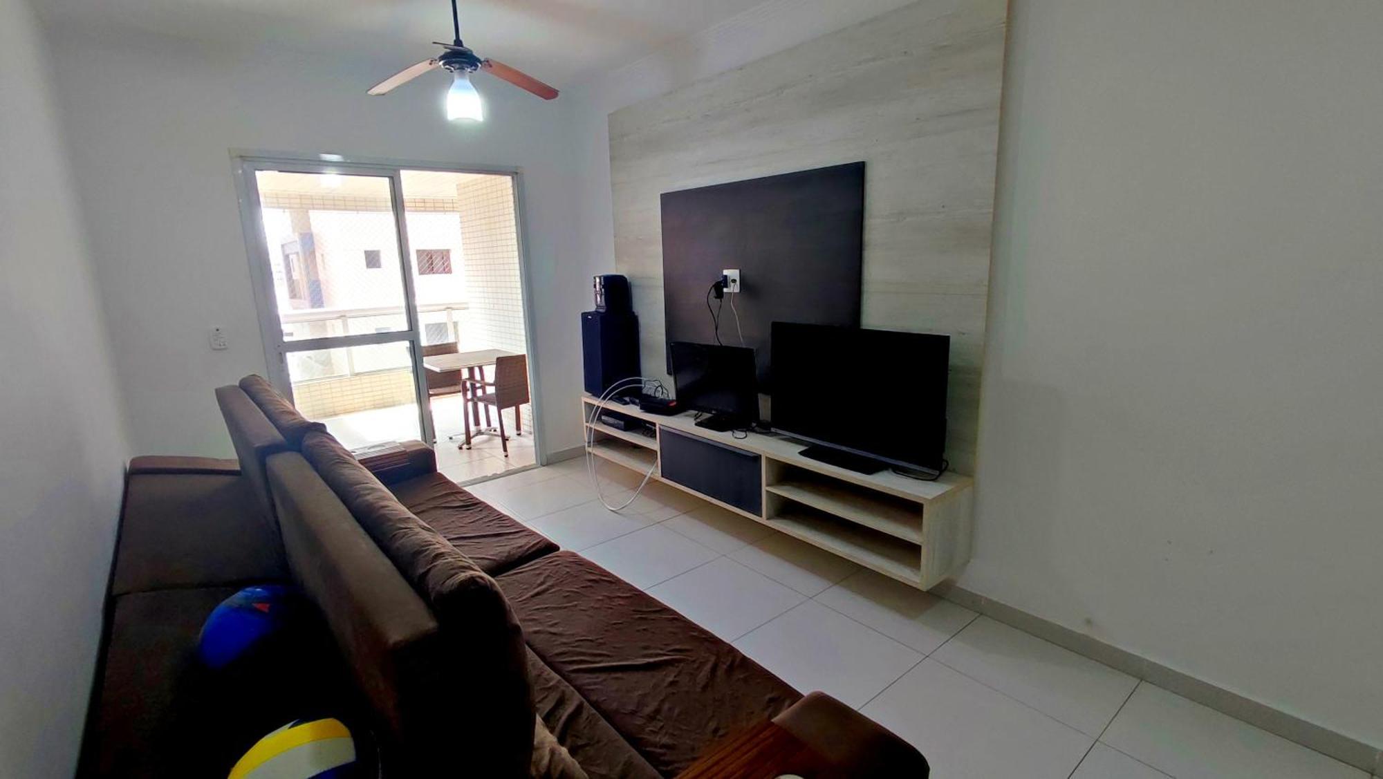 Apartamento Praia Grande Aviacao - 30 Mts Da Praia Bagian luar foto