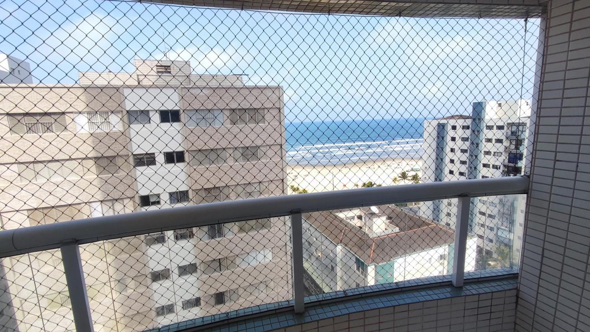Apartamento Praia Grande Aviacao - 30 Mts Da Praia Bagian luar foto